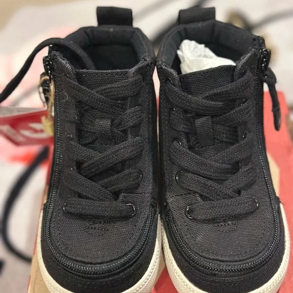 Billy Kids Black High-Top Sneakers - Picture 2 of 7